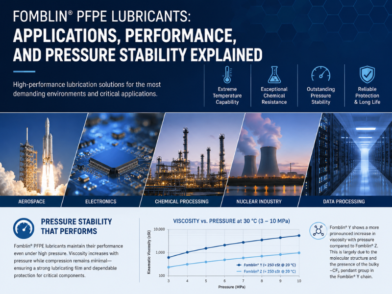 Fomblin® PFPE Lubricants: Applications, Performance, and Pressure Stability Explained