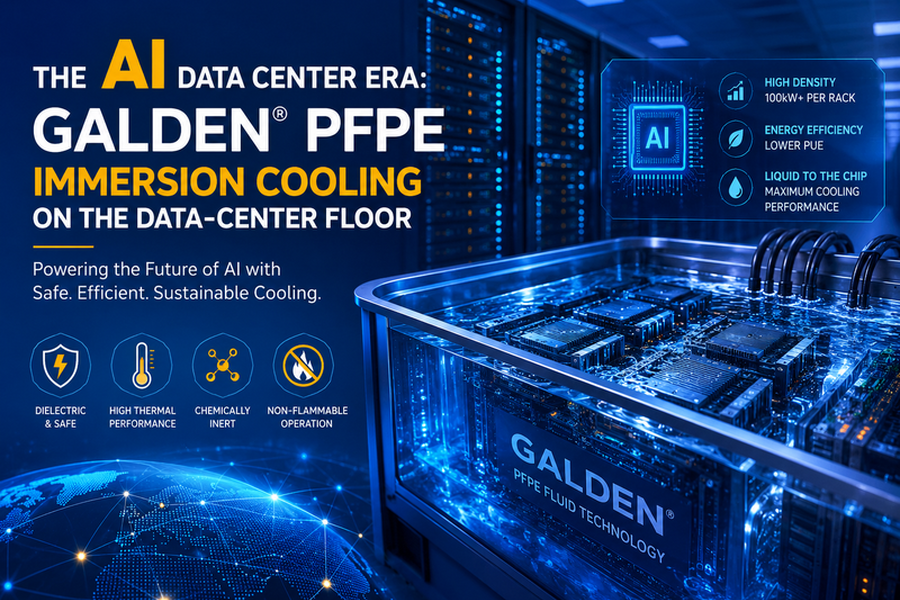 The AI Data Center Era: Galden® PFPE Immersion Cooling on the Data-Center Floor