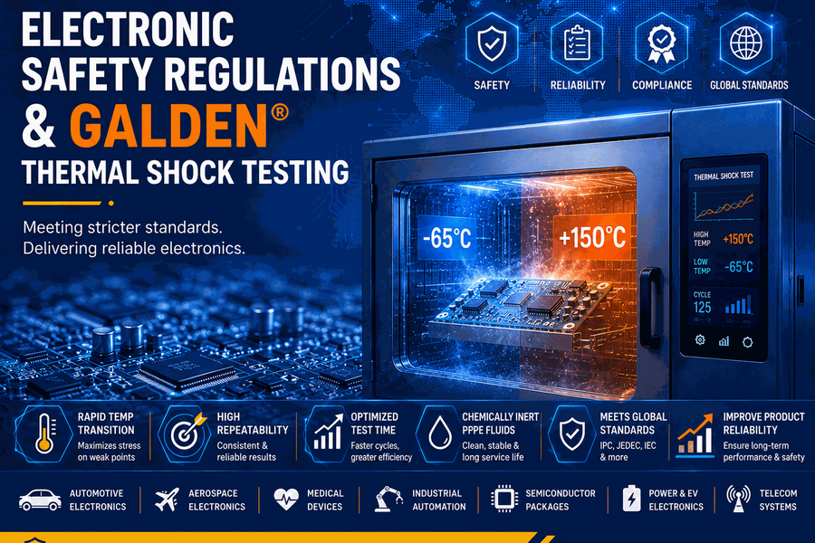 Electronic Safety Regulations: Why Are Electronics Manufacturers Switching to Galden® Thermal Shock Testing?