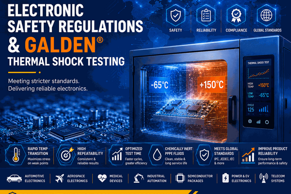 Electronic Safety Regulations: Why Are Electronics Manufacturers Switching to Galden® Thermal Shock Testing?
